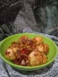 Balado kentang telur Minyak Baput