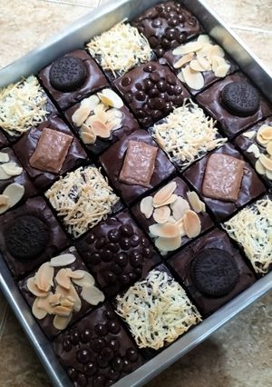 Foto resep Fudgy Brownies Sekat