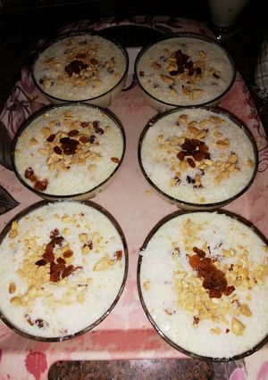 صورة لوصفة رز باللبن