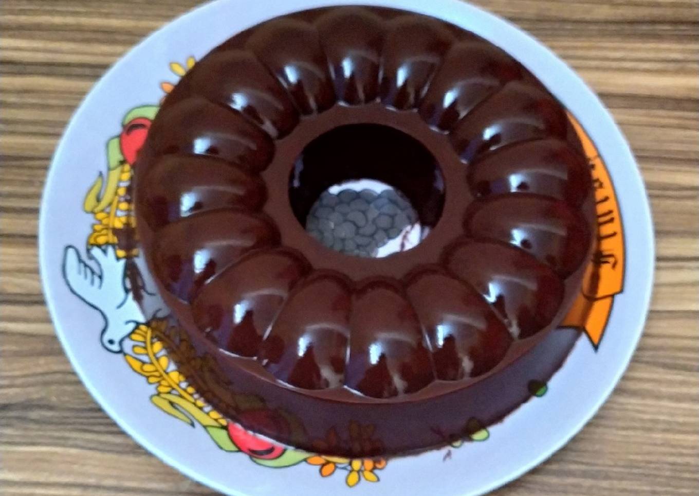 Puding coklat