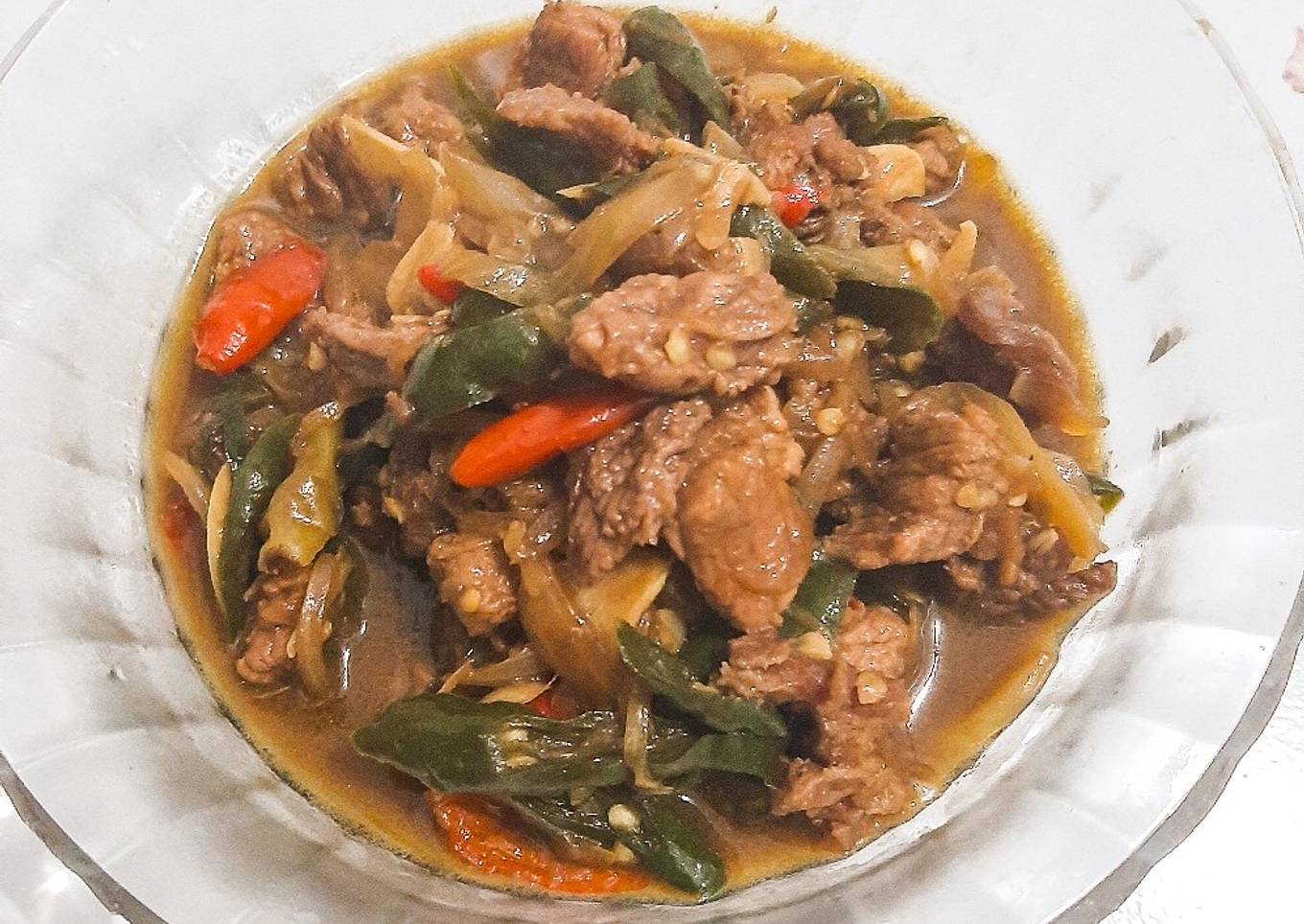 Daging Sapi Cabai Hijau