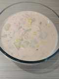 Sopa cremosa de Salmão