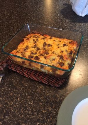 A picture of My mom's egg dish.