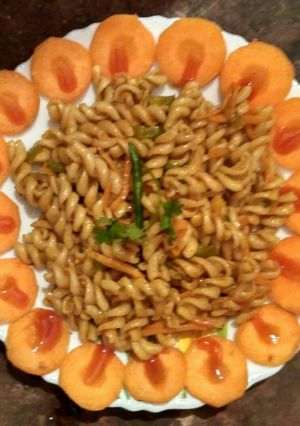 A picture of Deshee Red pasta.