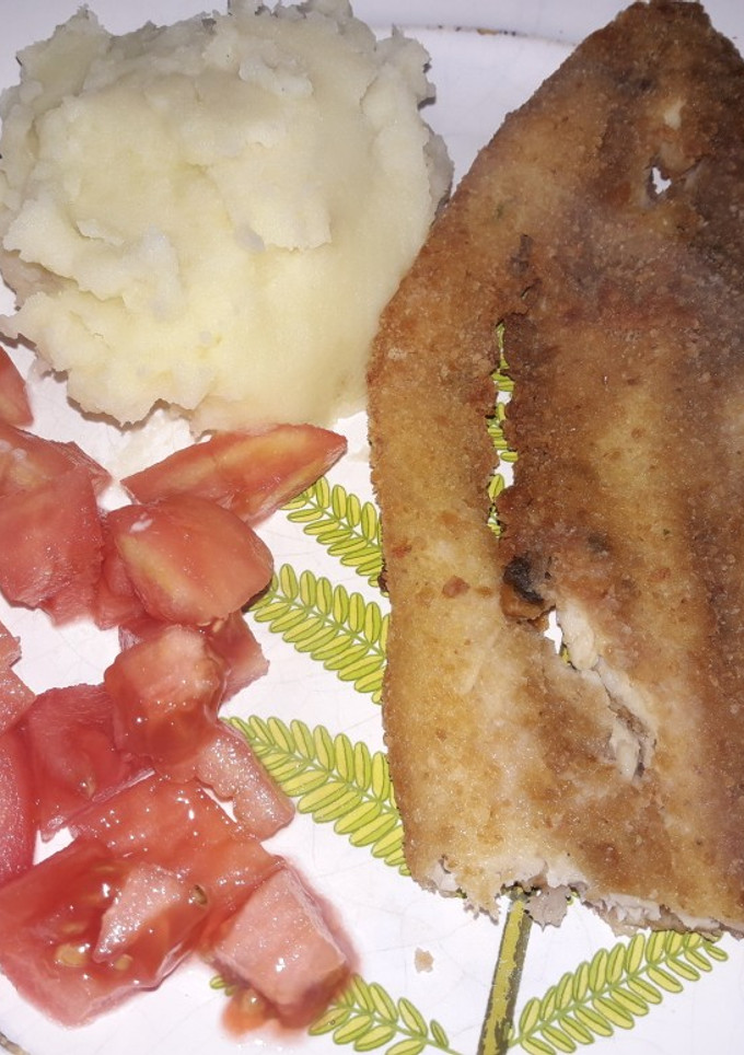 Una foto de Milanesa de filete de Sábalo