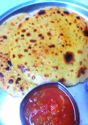 बेसन की रोटी (Besan Ki Roti recipe in hindi) रेसिपी मुख्य फोटो