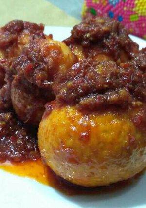 Foto resep Telur Merah Menggoda