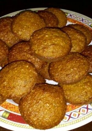 Una foto de Ponquecitos (cupcake) de auyama (calabaza)
