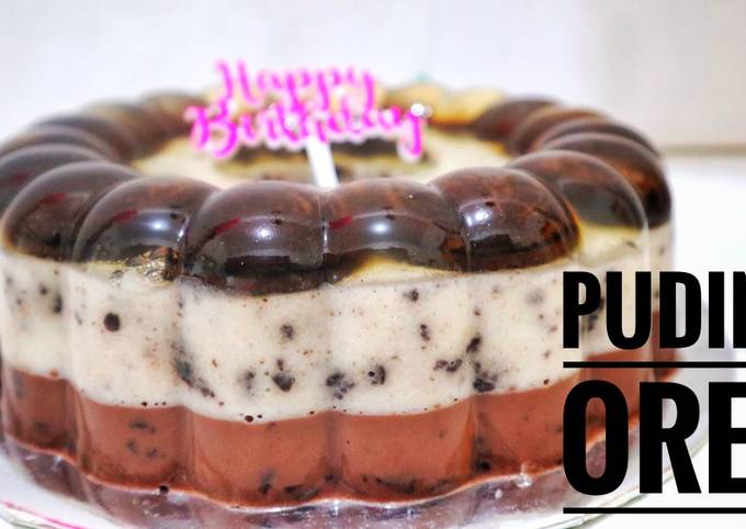 PUDING OREO 3 LAPIS (Puding Ulang Tahun)