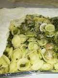 Orecchiette con Cime di Rapa, Vongole e Pasta di Pizza al Forno