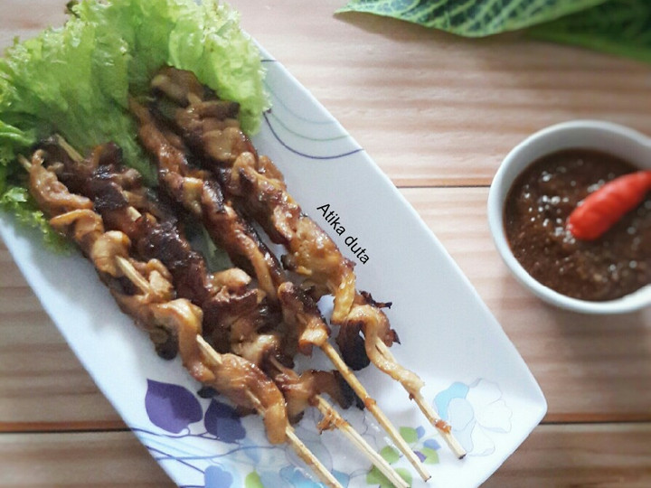 Standar Resep praktis memasak Sate Jamur Tiram yang nagih banget