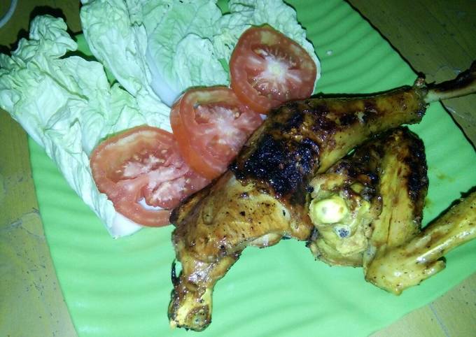 Cara Praktis Memasak Ayam bakar ungkep Yang Lezat Sekali