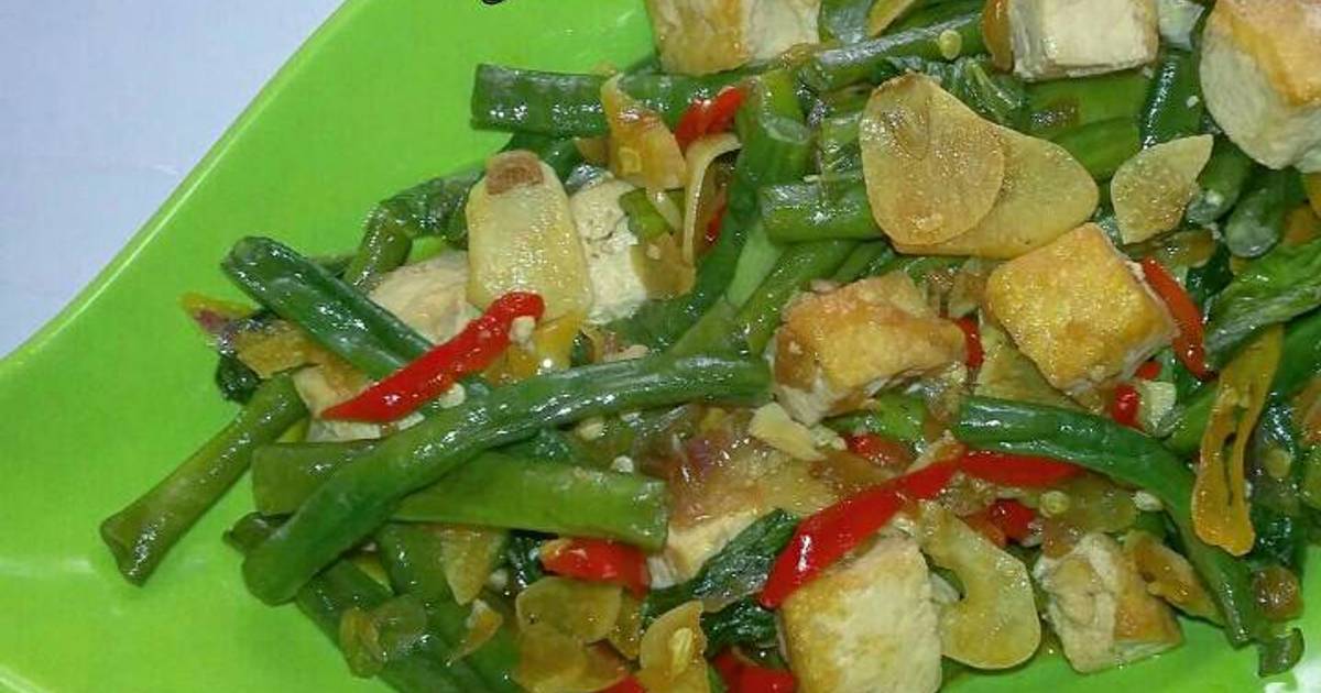 Resep Tumis Tahu Kacang Panjang Oleh Sandra Risma Cookpad