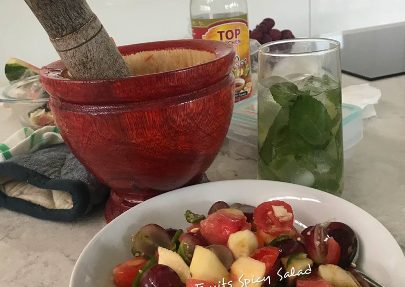 Mix Fruits Spicy Salad