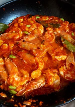 Foto resep Sambal Udang + petai dan jagung putren