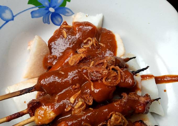 Resep Sate Ayam Dengan Bumbu Kacang Khas Banjarmasin Oleh Eka Novianty Cookpad