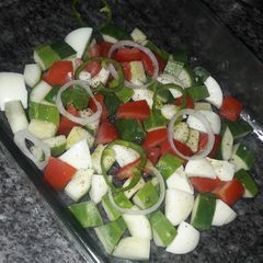 Cucumber salad A picture of Cucumber salad.