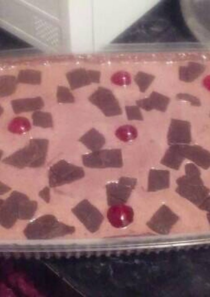 Una foto de Torta helada de chocolate