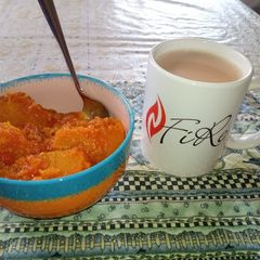 A picture of Tea with pumpkin.