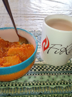 A picture of Tea with pumpkin.