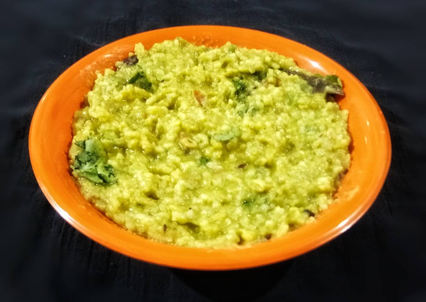 Palak dal khichdi