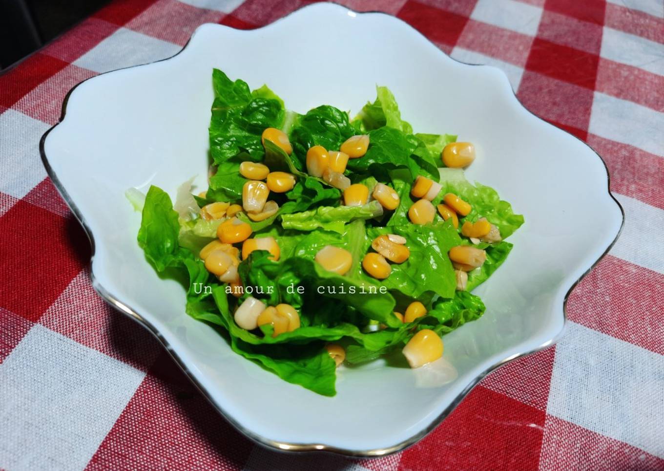 Recipe of Perfect Salade 🥗 laitue maïs 🥬 🌽