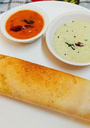 A picture of Butter sada crispy dosa.