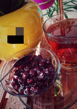 عکسی از دستور مربای آلبالو