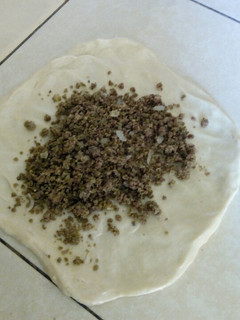 A picture of Mince meat filling for mkate wa nyama.