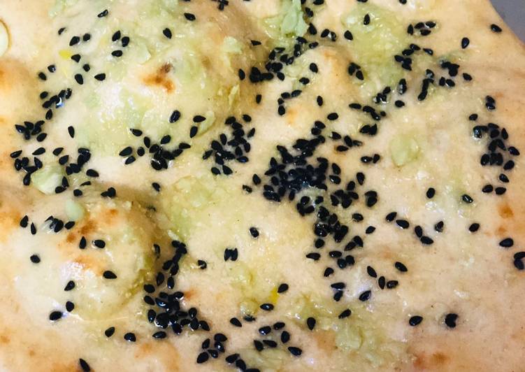 Whole Wheat Garlic naan (without yeast) Whole Wheat Garlic naan (without yeast)