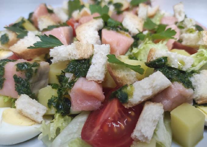 Салат с лососем и помидорами « Рецепты салатов