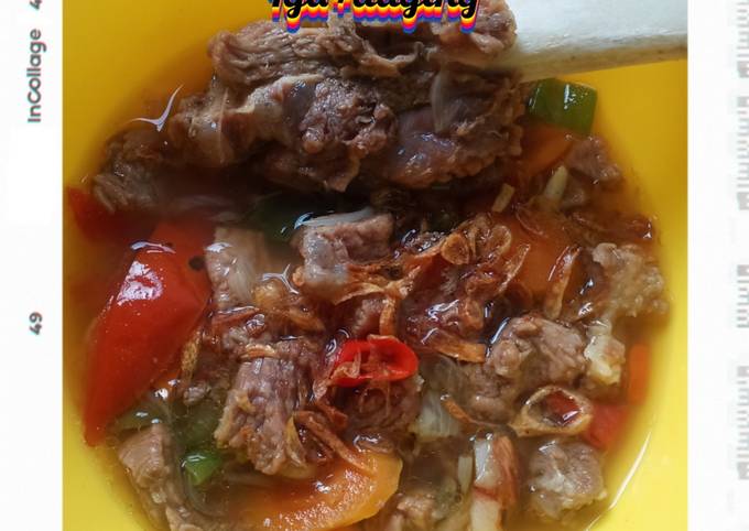 Bagaimana Membuat Sayur asem iga+daging yang Menggugah Selera