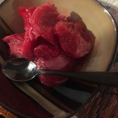 A picture of Cranberry ice.