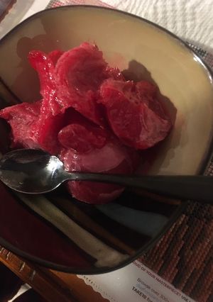 A picture of Cranberry ice.