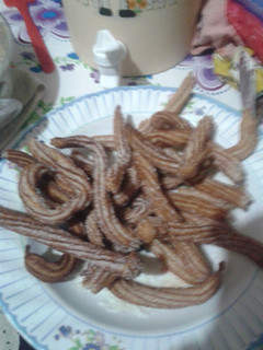 Una foto de Churros caseros