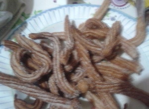 Una foto de Churros caseros