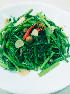 蒜香樹子炒空心菜 的食譜成品照片