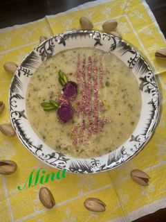 عکسی از دستور فرنی پسته