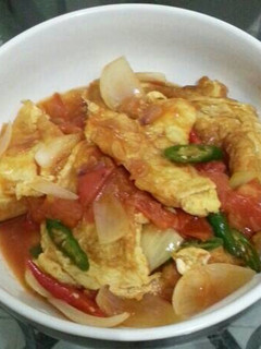 Foto resep Telur Dadar Saos Tomat