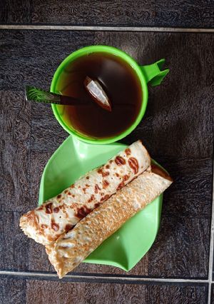 Pancake da Shayi ainihin hoton girkin