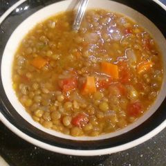 A picture of Lentil soup.