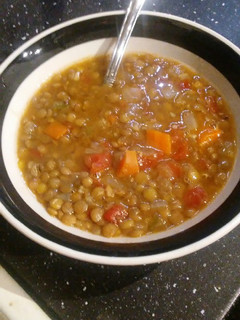 A picture of Lentil soup.