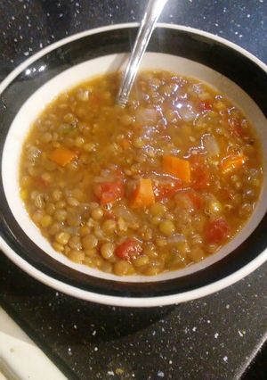 A picture of Lentil soup.