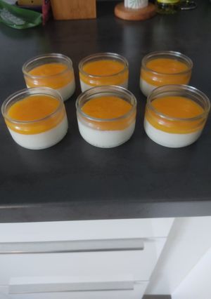 Une photo de Panna cotta à la clémentine