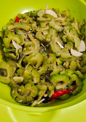 Foto resep Tumis pare teri nasi