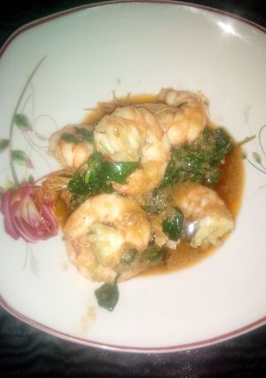 Foto resep 344.🥰52.46 Udang Masak Kemangi