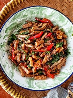 Foto resep Tumis Daun Melinjo Tempe Teri