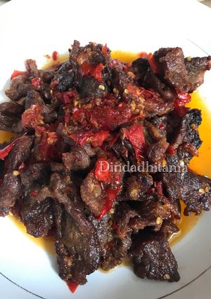 Foto resep Dendeng Balado basah