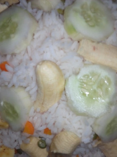 A picture of Left over rice.