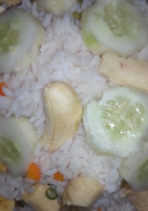 A picture of Left over rice.